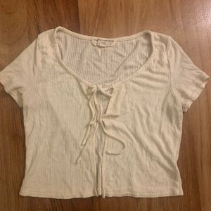 Urban Outfitters Tie Front Top